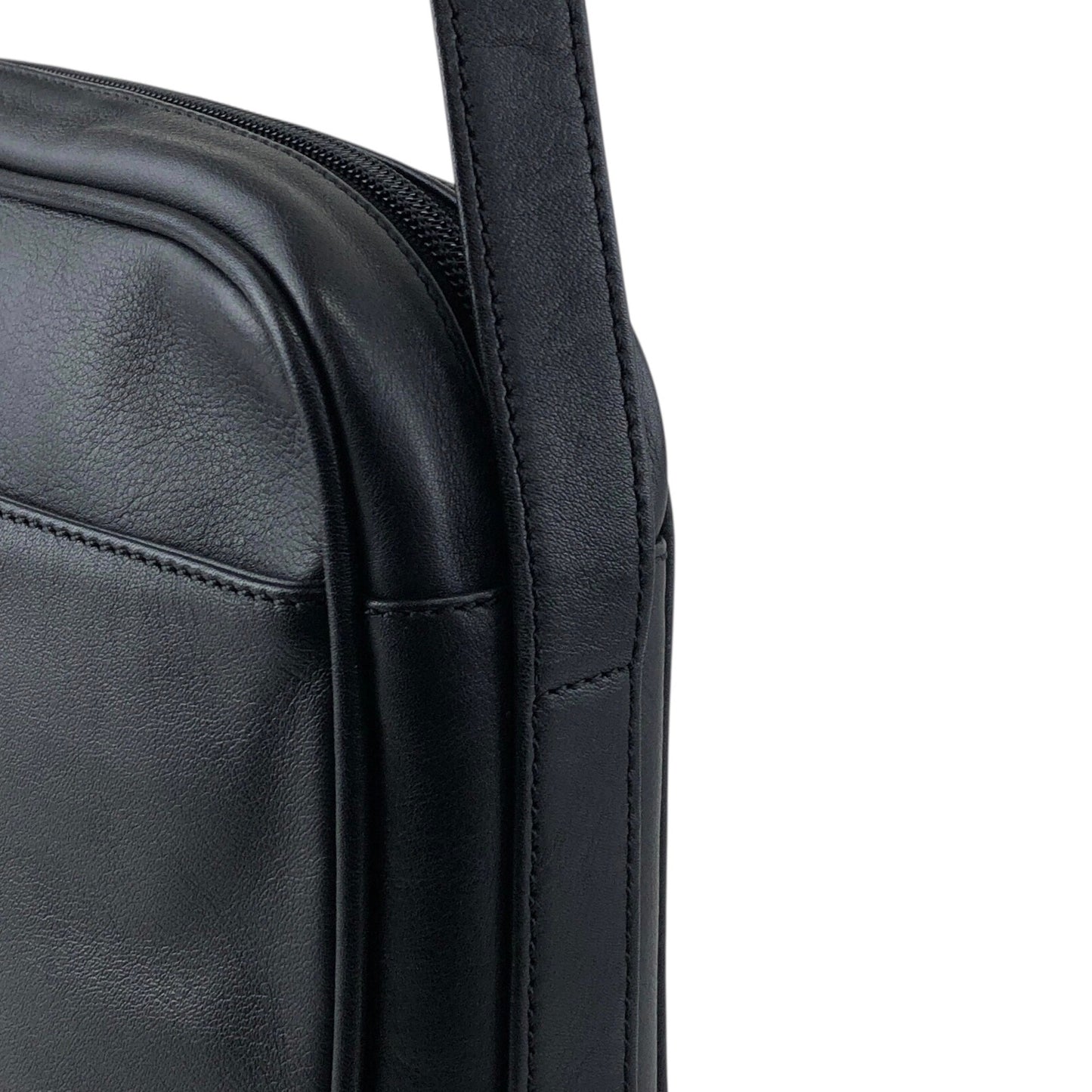 LOEWE Anagram Crossbody Shoulder bag Black Vintage bftpuc