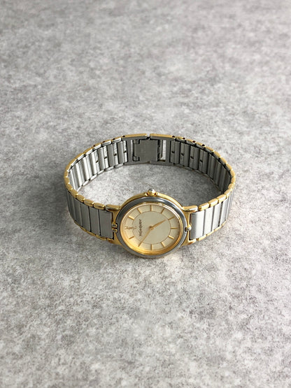 Yves Saint Laurent Quartz Watch Silver Vintage 42biih