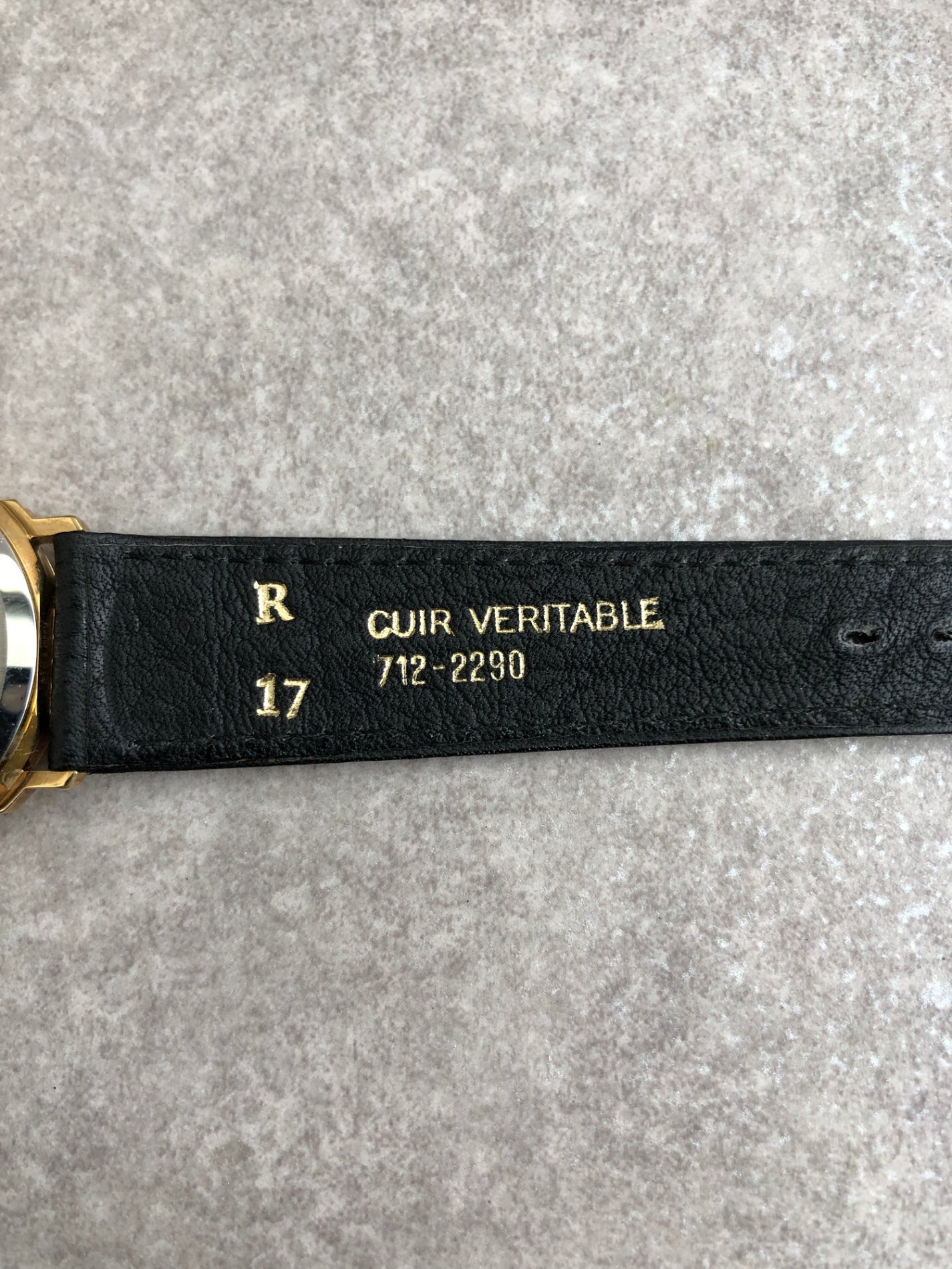 Christian Dior  CD Logo   Watch Gold×Black Vintage 2y2w4k