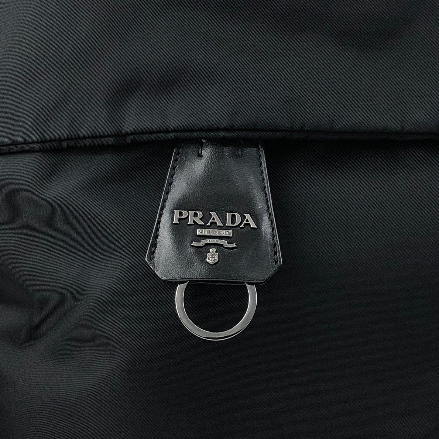 PRADA Tessuto Triangle Logo Two-way Handbag Shoulder bag Black BN1959 Vintage 3tmht8