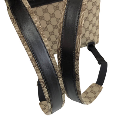 GUCCI GG Canvas Backpack Beige Vintage zj85nr