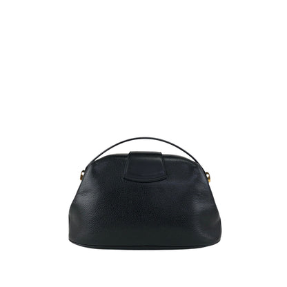 GUCCI Horse Bit Top Handle Handbag Black Vintage ied7b7