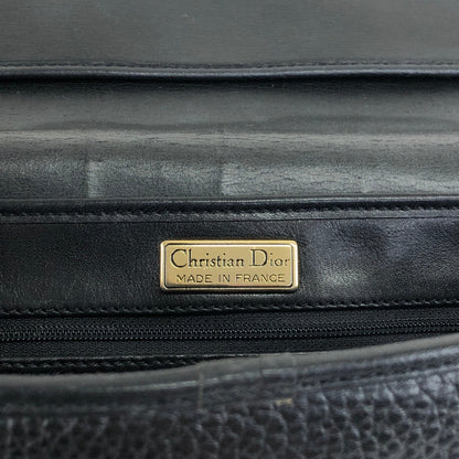 Christian Dior Logo Shoulder bag Black Vintage dm5c8k