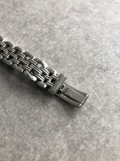 Christian Dior Quartz Watch Silver M51980 Vintage 3ptzbd