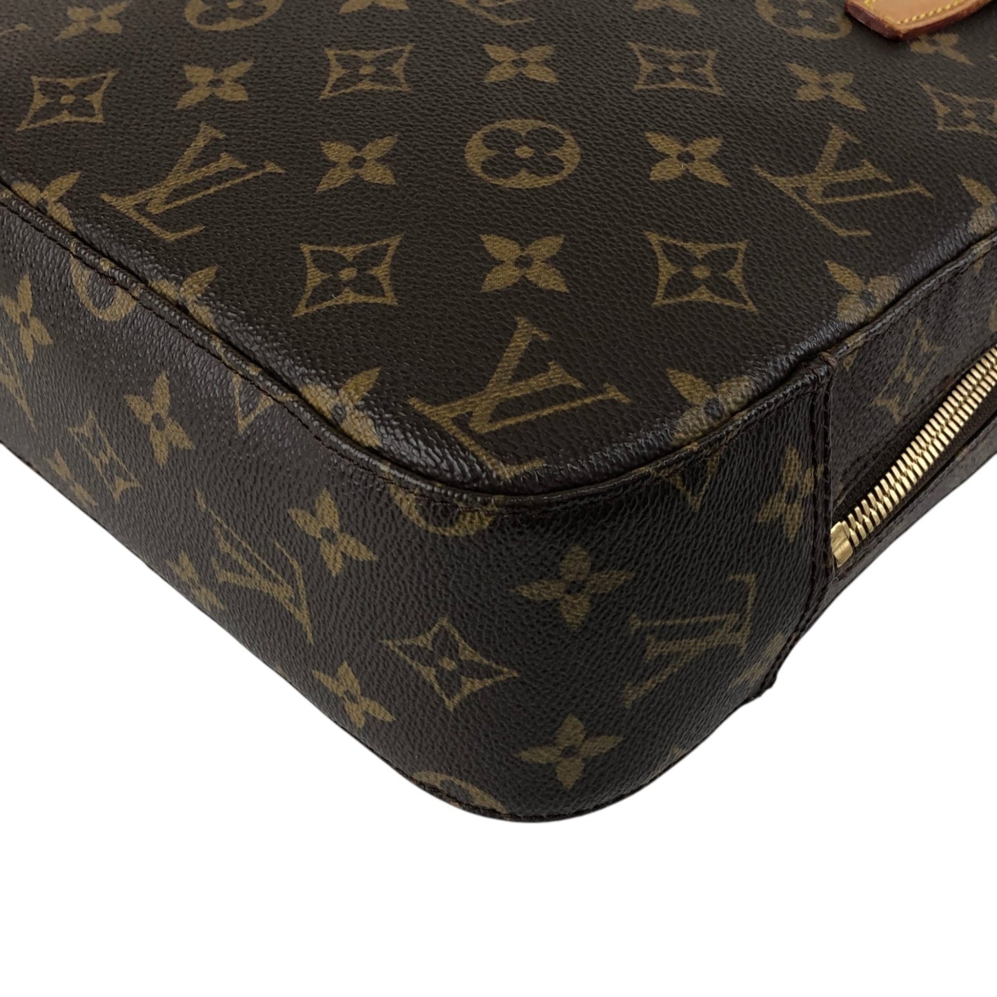 LOUIS VUITTON Monogram Two-way Handbag Shoulder bag Brown M47500 Vintage 8y7es4