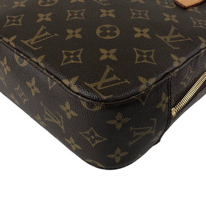 LOUIS VUITTON Monogram Two-way Handbag Shoulder bag Brown M47500 Vintage 8y7es4