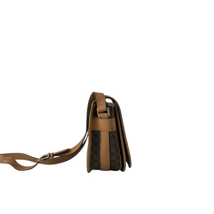 CELINE Macadam Blason Shoulder bag Brown Vintage rtiv5k