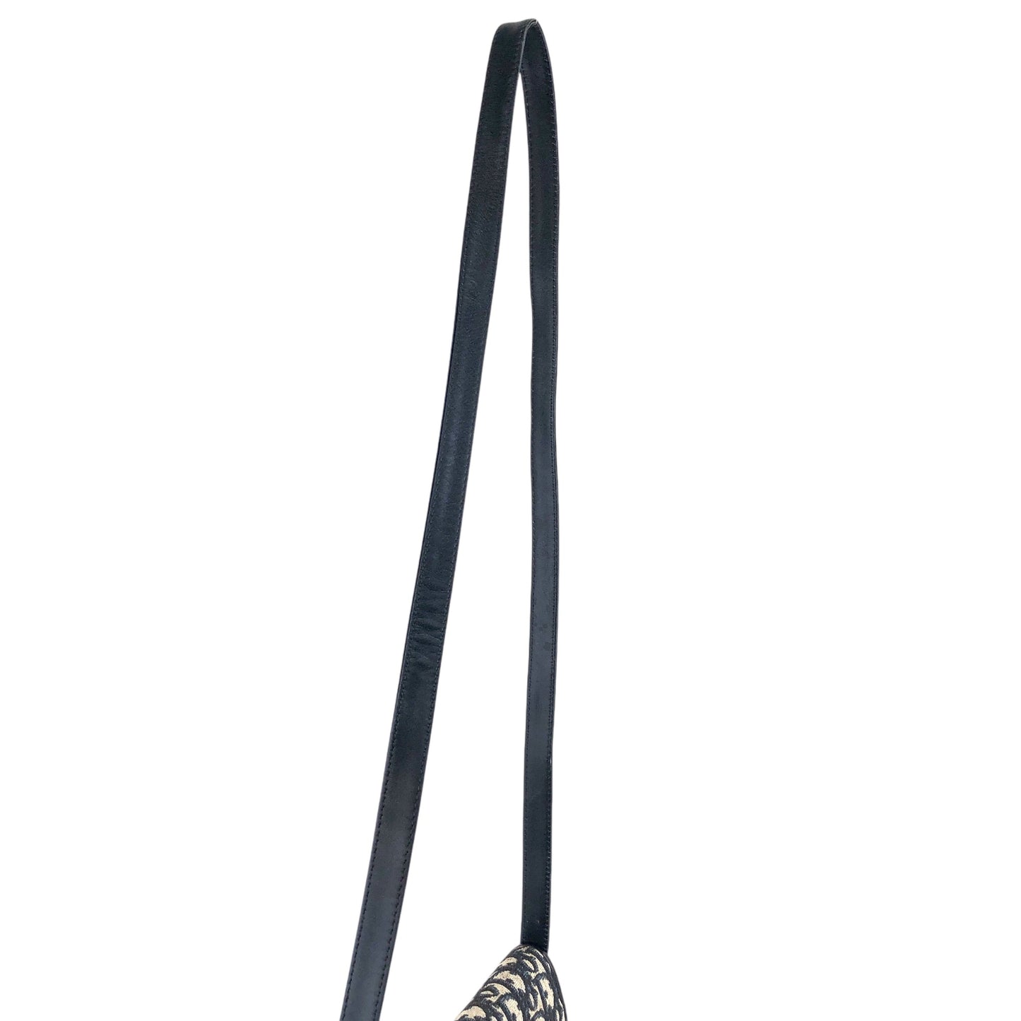 Christian Dior Trotter CD Logo 單肩包 海軍藍 復古 sajty4