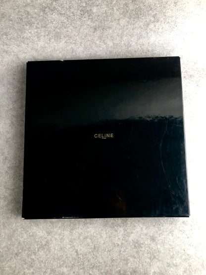 CELINE Gancini Scarf Orange Vintage 7xaim4