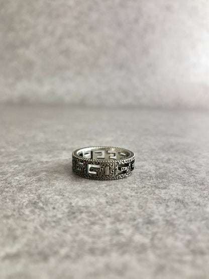 GUCCI SILVER925 Ring Silver Vintage sw4x8d