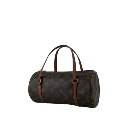 LOUIS VUITTON Monogram Handbag Brown Vintage dekpw7
