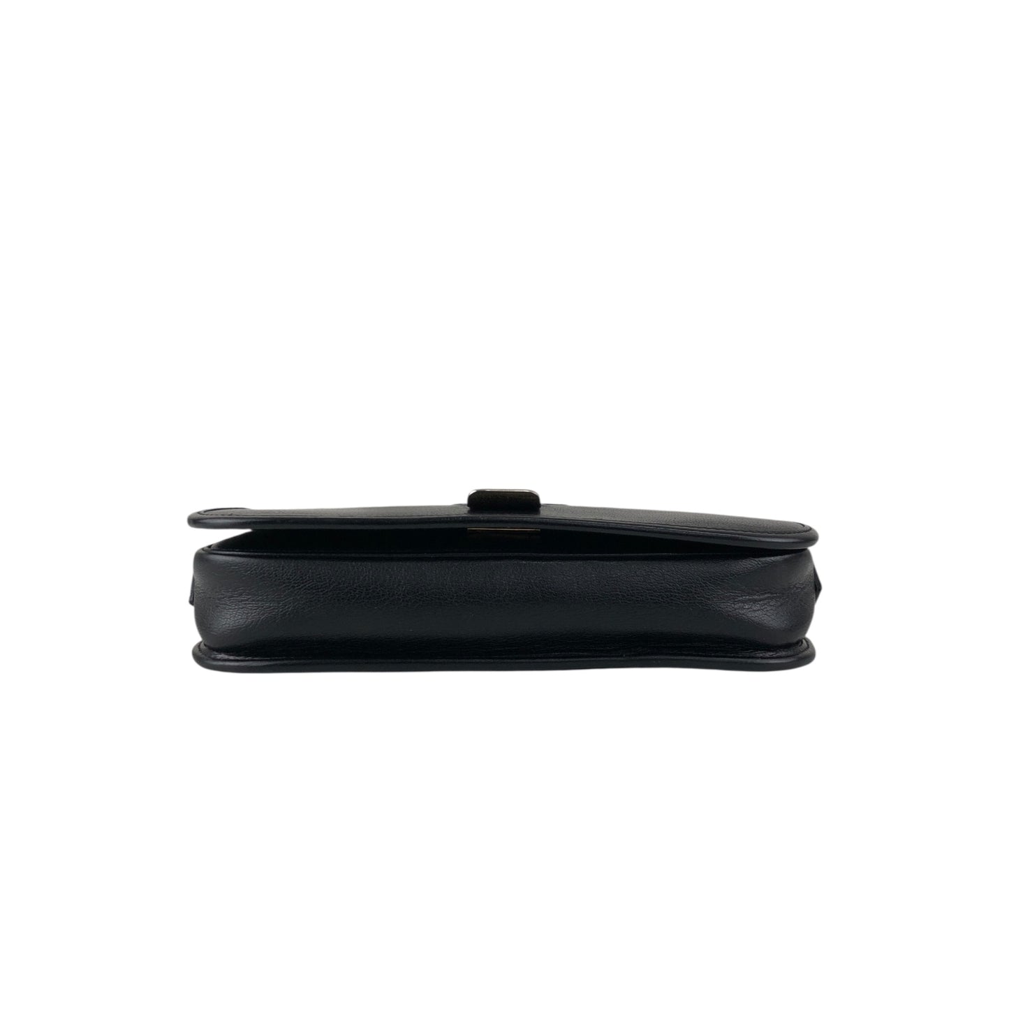 CELINE Horse Carriage Shoulder bag Black Vintage b7miwj
