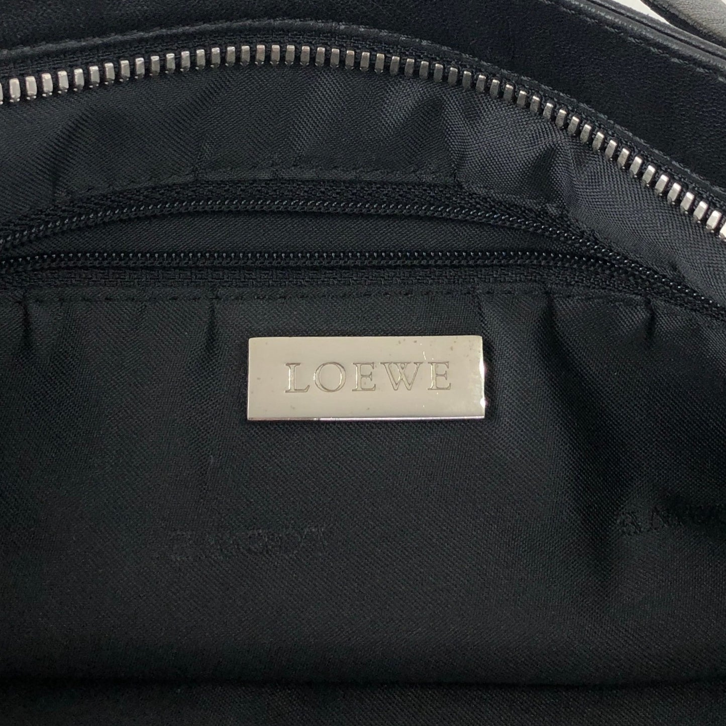 LOEWE Anagram Shoulder bag Black Vintage ymu5m6