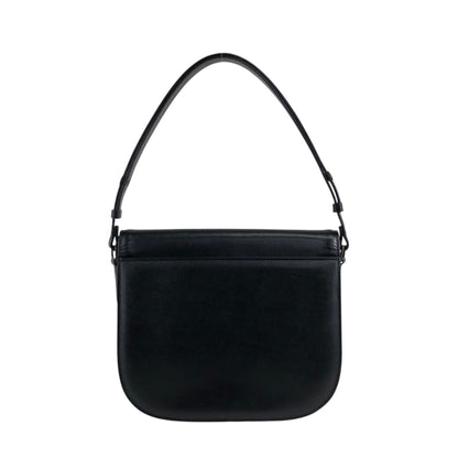 Yves Saint Laurent YSL Logo Shoulder bag Black Vintage bscs8w