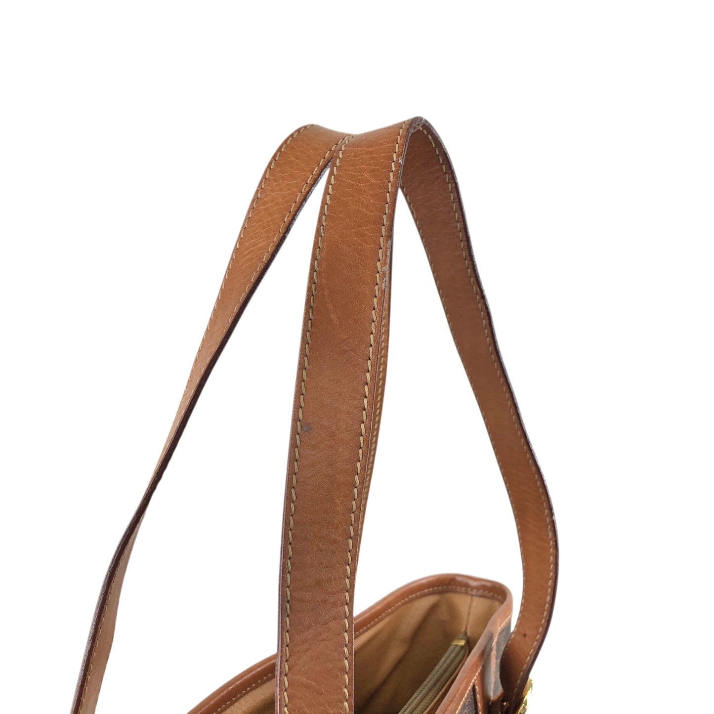 CELINE Macadam Blason Totebag Brown Vintage yvj7zp