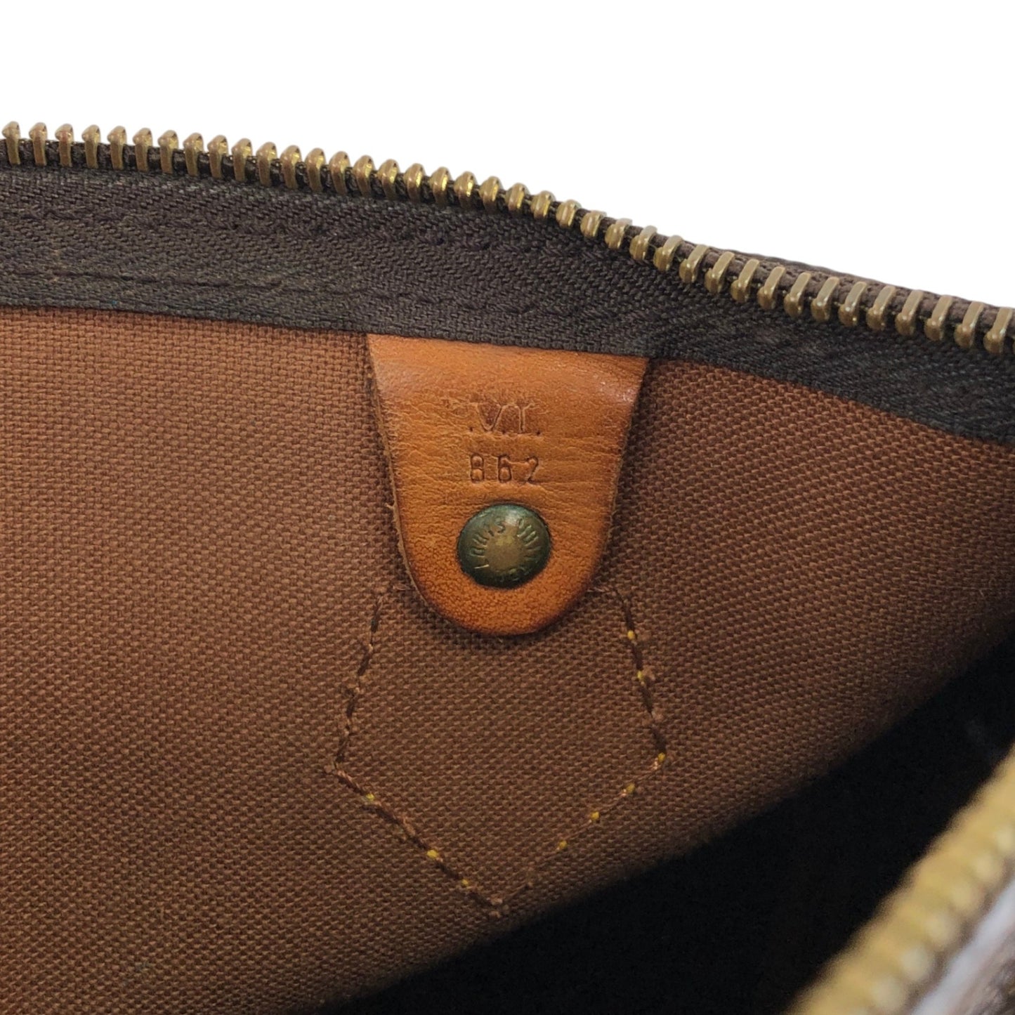 LOUIS VUITTON Monogram Small Boston bag Handbag Brown M41528 Vintage ddzcpj