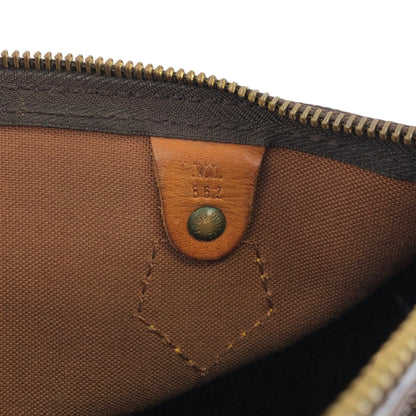 LOUIS VUITTON Monogram Small Boston bag Handbag Brown M41528 Vintage ddzcpj