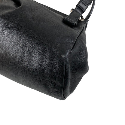 LOEWE Anagram Handbag Black Vintage sf28ij