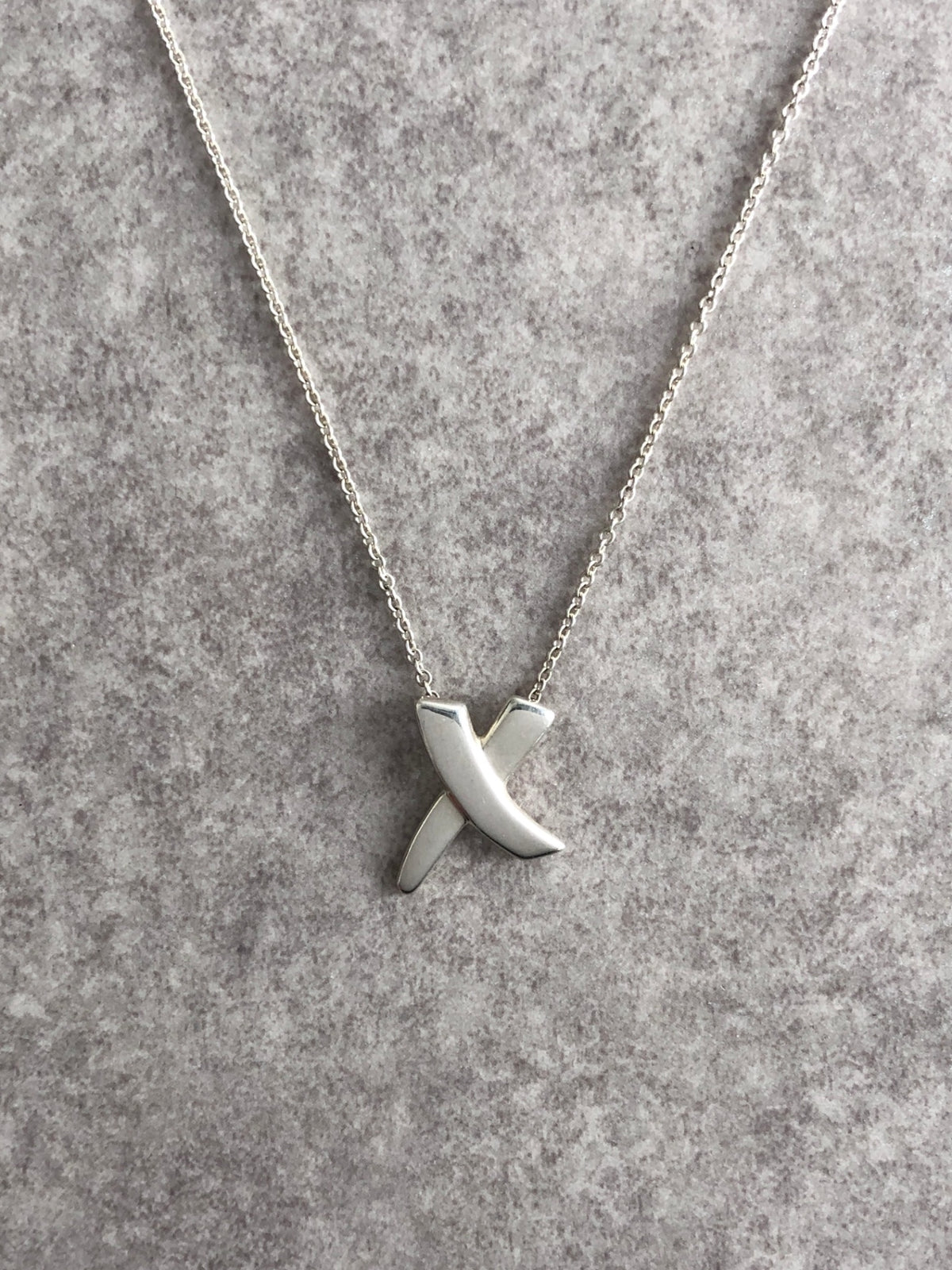 Tiffany & Co. SILVER925 Necklace Silver Vintage tt6fbu