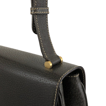GUCCI Bamboo Shoulder bag Brown Vintage 843vd4