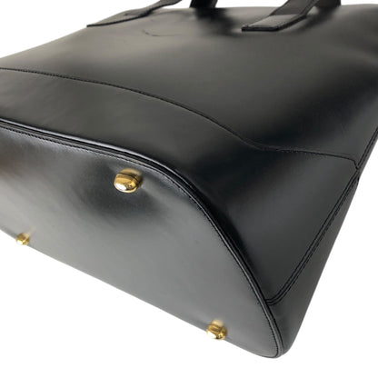 CELINE Two-way Handbag Shoulder bag Black Vintage 4ntwjy