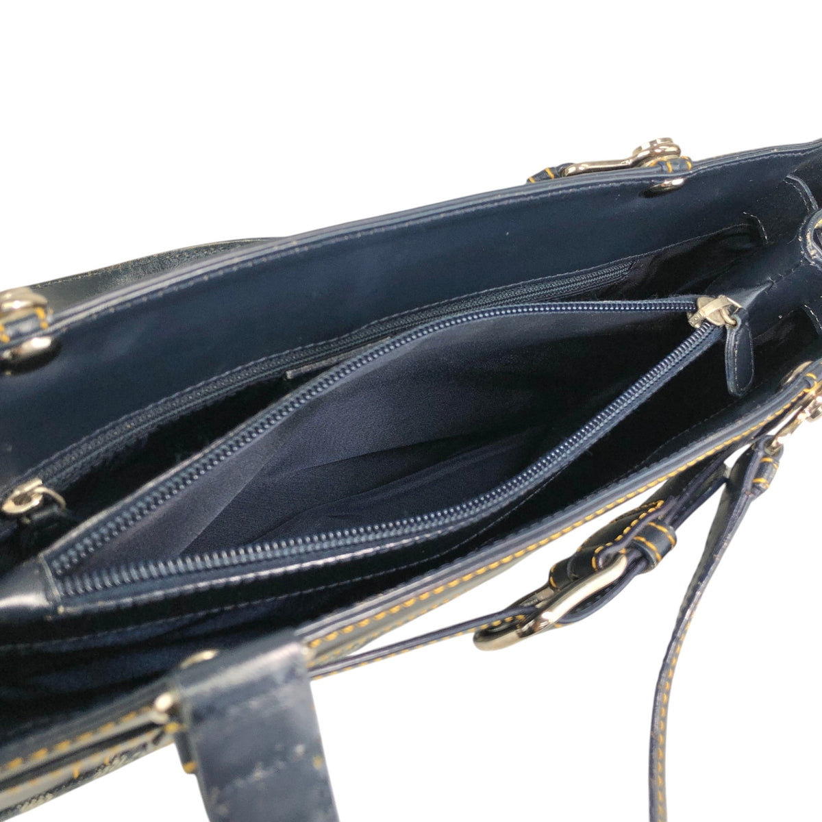 Christian Dior Trotter Handbag Navy Vintage twjy5h