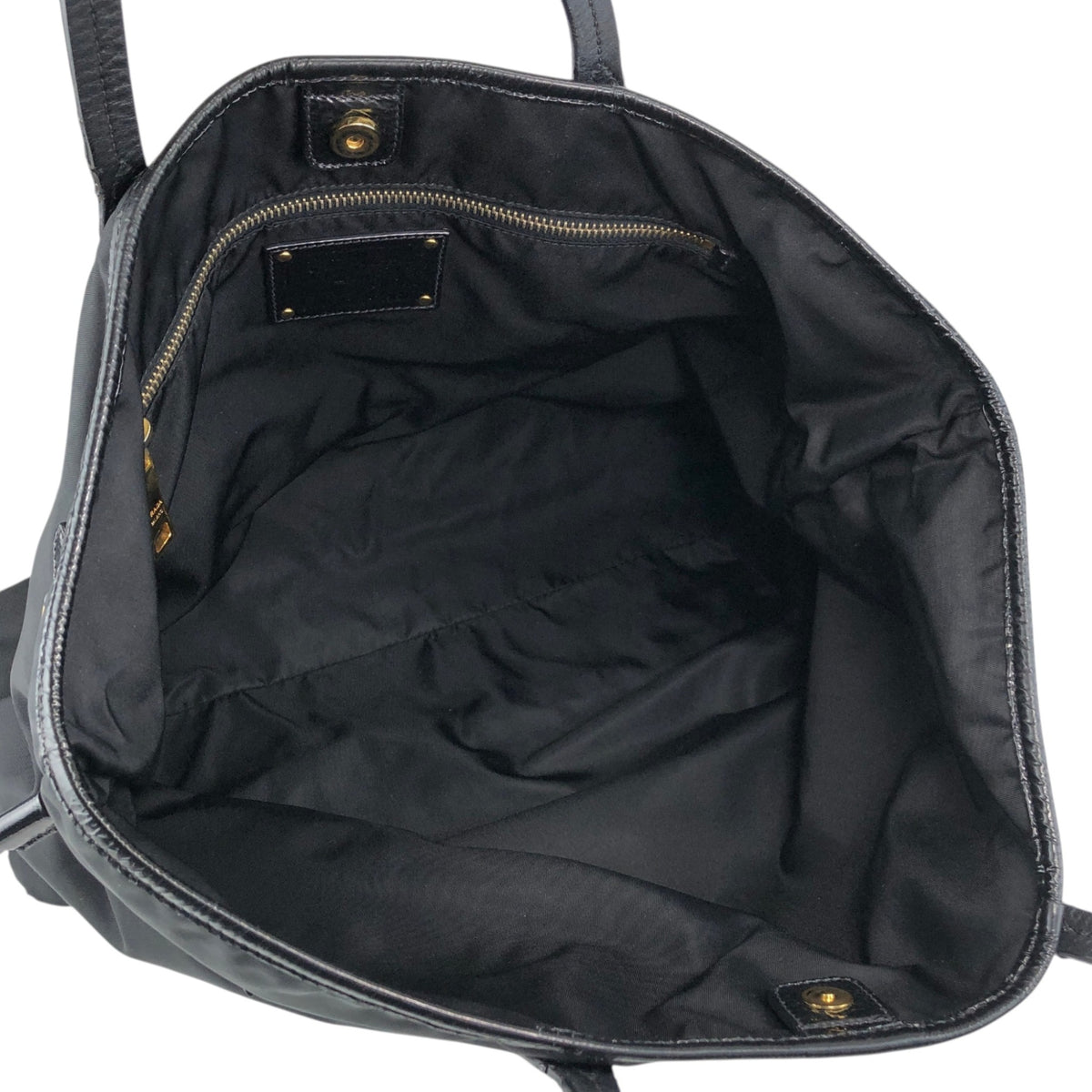 PRADA Logo Totebag Black Vintage 3h573h