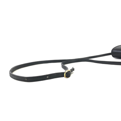 CELINE Triomphe 皮革圓形小號斜背包 黑色 復古 xkurbg 