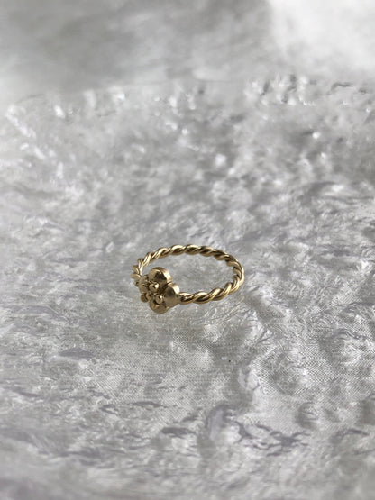CHANEL Ring Gold Vintage jzbu5f