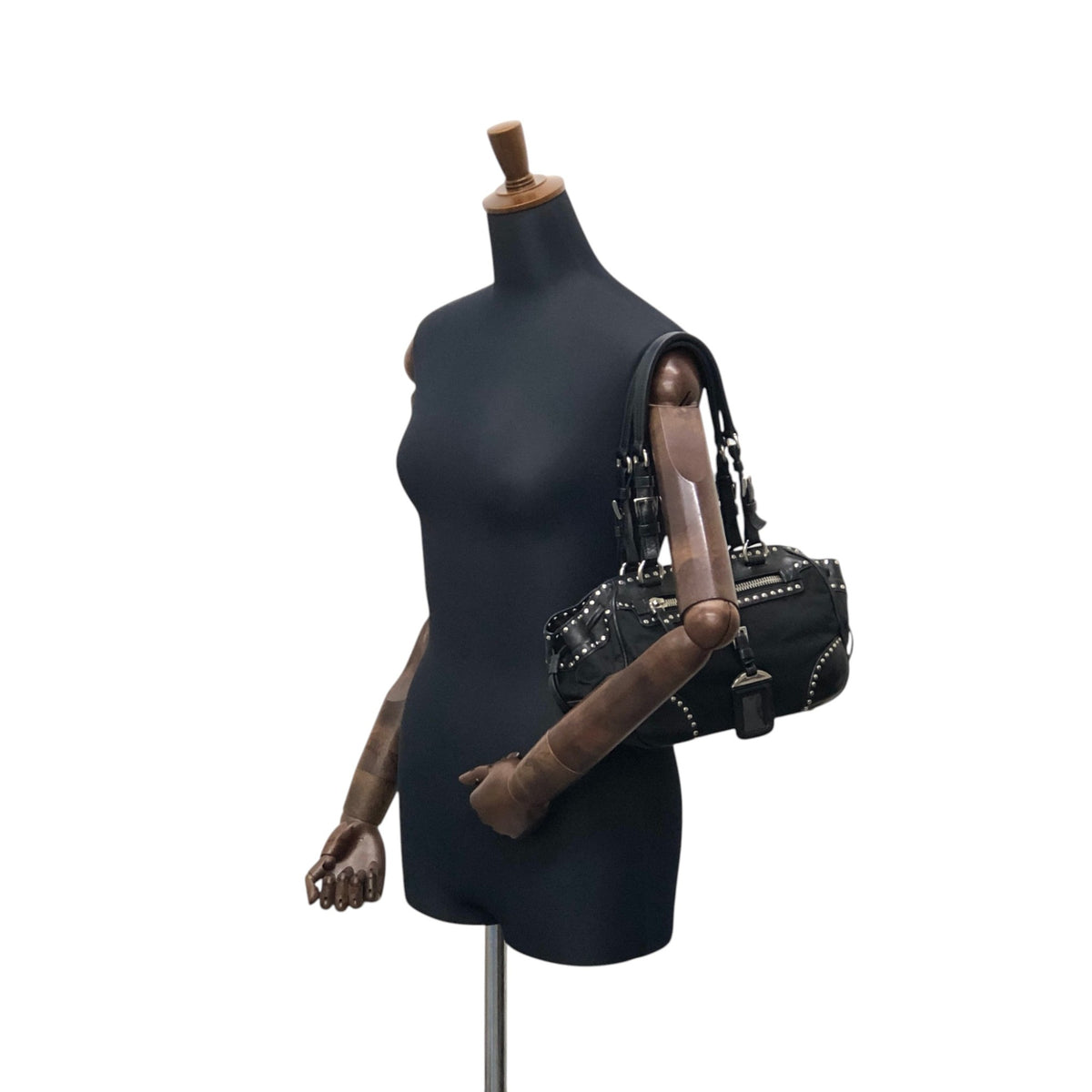 PRADA Totebag Black Vintage dgrztj