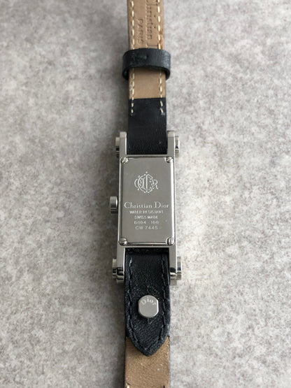 Christian Dior Watch Silver D104-100 Vintage k26sup