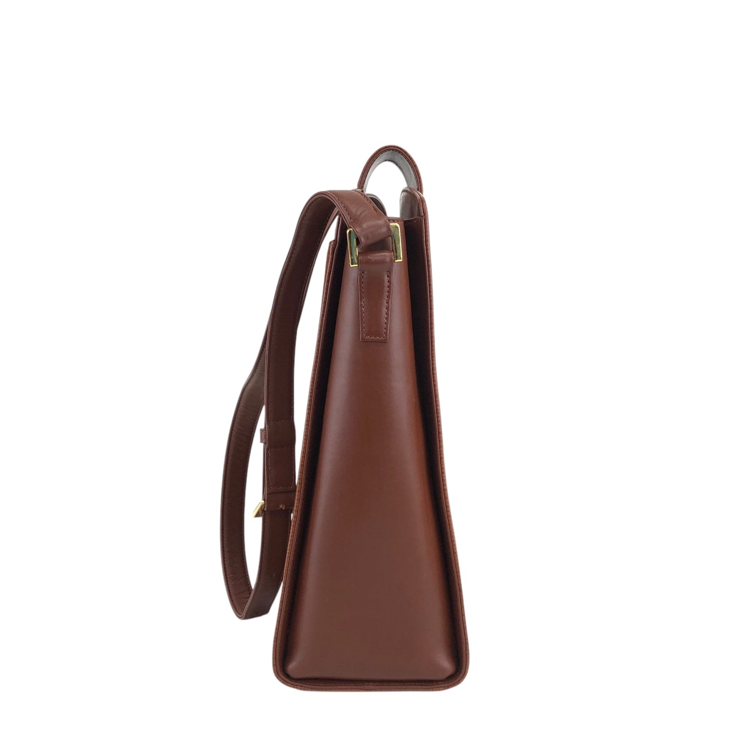 VALENTINO GARAVANI Logo Shoulder bag Brown Vintage 3vzxyh