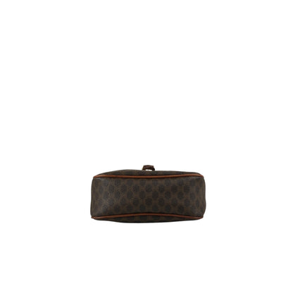 CELINE Macadam Front Buckle Shoulder bag Brown Vintage hkdpre