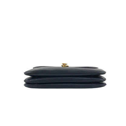 CELINE Carriage 肩背包 海軍藍 復古 cj4csv