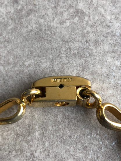 CELINE Blason Bracelet Gold Vintage zs6hm4