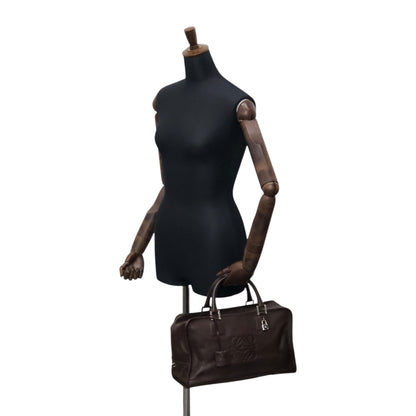 LOEWE Amazona36 Handbag Boston bag Brown Vintage a3rpfj