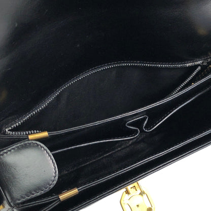 CELINE Blason Shoulder bag Black Vintage ad7eeu