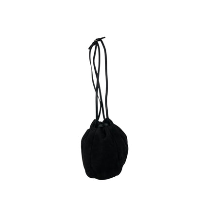 LOEWE Anagram Drawstring Small Handbag Black Vintage ysb4mf