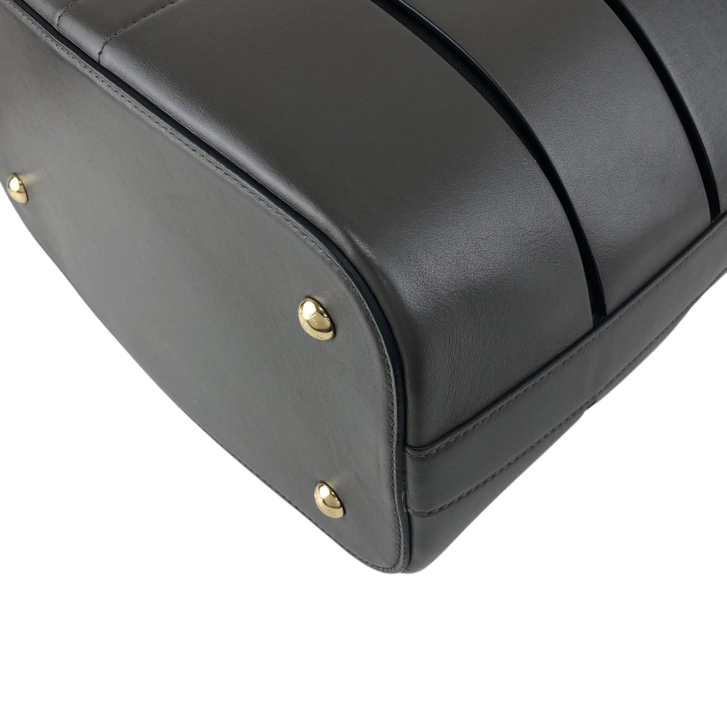 Salvatore Ferragamo Drawstring Shoulder bag Gray Vintage de3dye