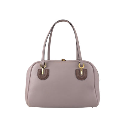 LOEWE Anagram Padlock Small Boston bag Handbag Purple Vintage za8z7w