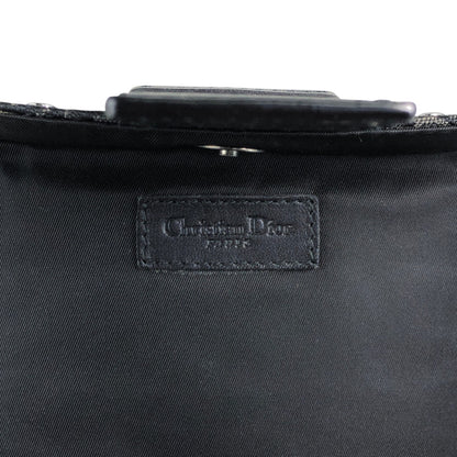 Christian Dior Logo Trotter Small Handbag Vanity bag Black Vintage kebsei
