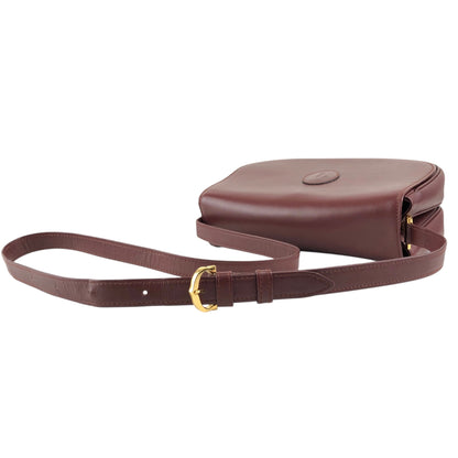 Cartier Logo Shoulder bag Bordeaux Vintage 7wd85j