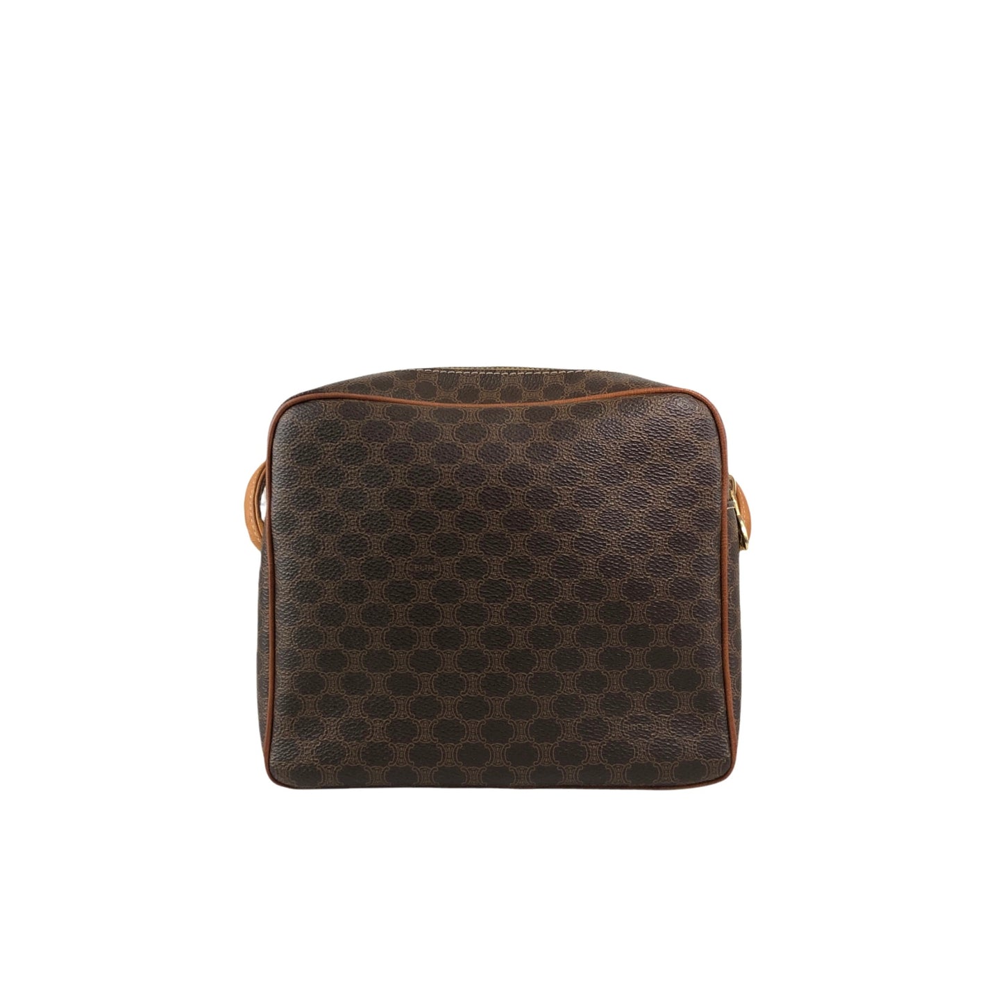 CELINE Macadam Shoulder bag Brown Vintage 6yth7d