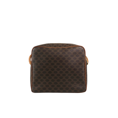 CELINE Macadam Shoulder bag Brown Vintage 6yth7d