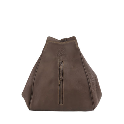 LOEWE Anagram Shoulder bag Brown Vintage nnu3ij