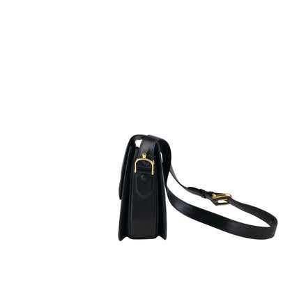 CELINE Blason Shoulder bag Black Vintage iw3njy