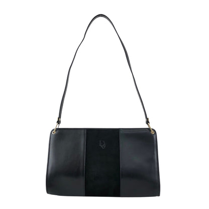 Christian Dior Logo Shoulder bag Black Vintage axpddi
