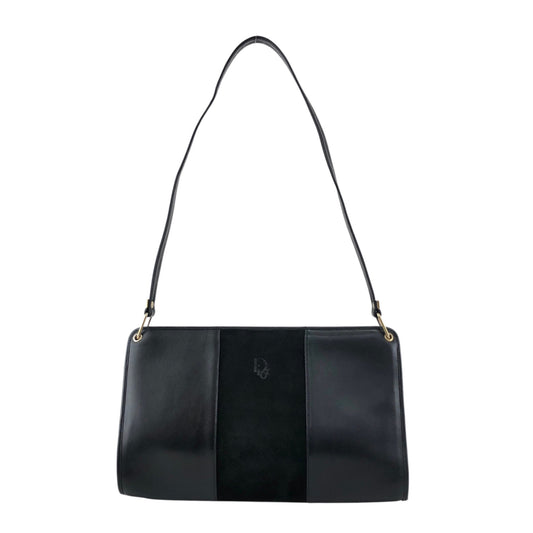 Christian Dior Logo Shoulder bag Black Vintage axpddi