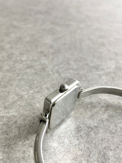 GUCCI Quartz Watch Silver Vintage1900L cpxu7b