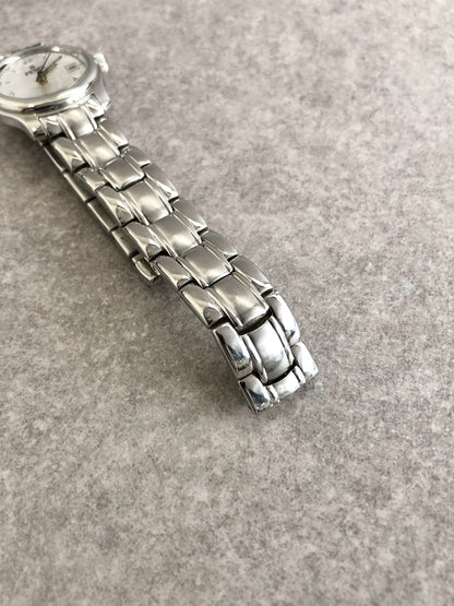 FENDI Quartz Watch Silver 210L Vintage 7n3fw5